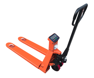 Hydraulic Hand Pallet Truck with Weighing Scale in Bangalore, Karnataka India